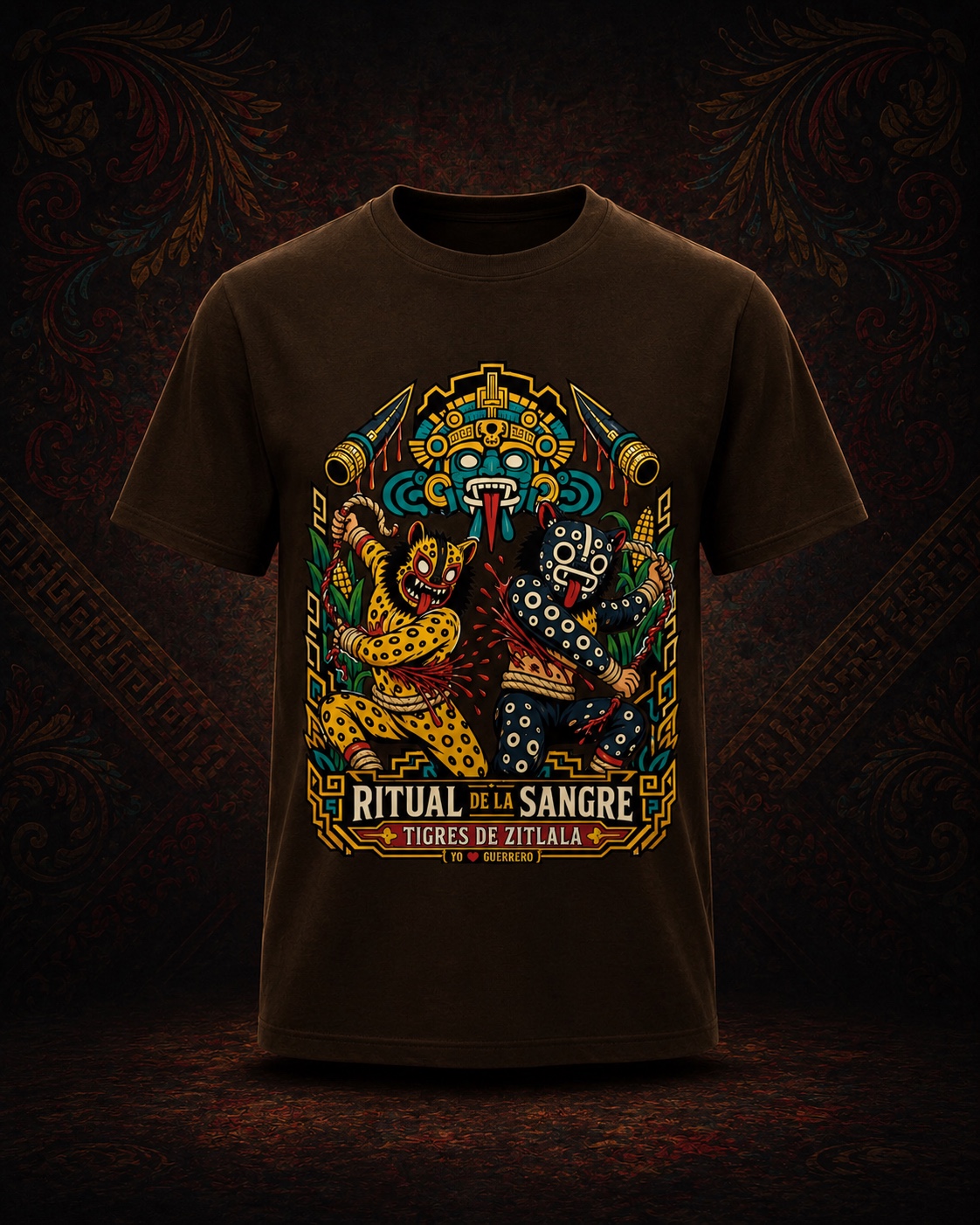 Playera Ritual de Sangre, Tigres de Zitlala
